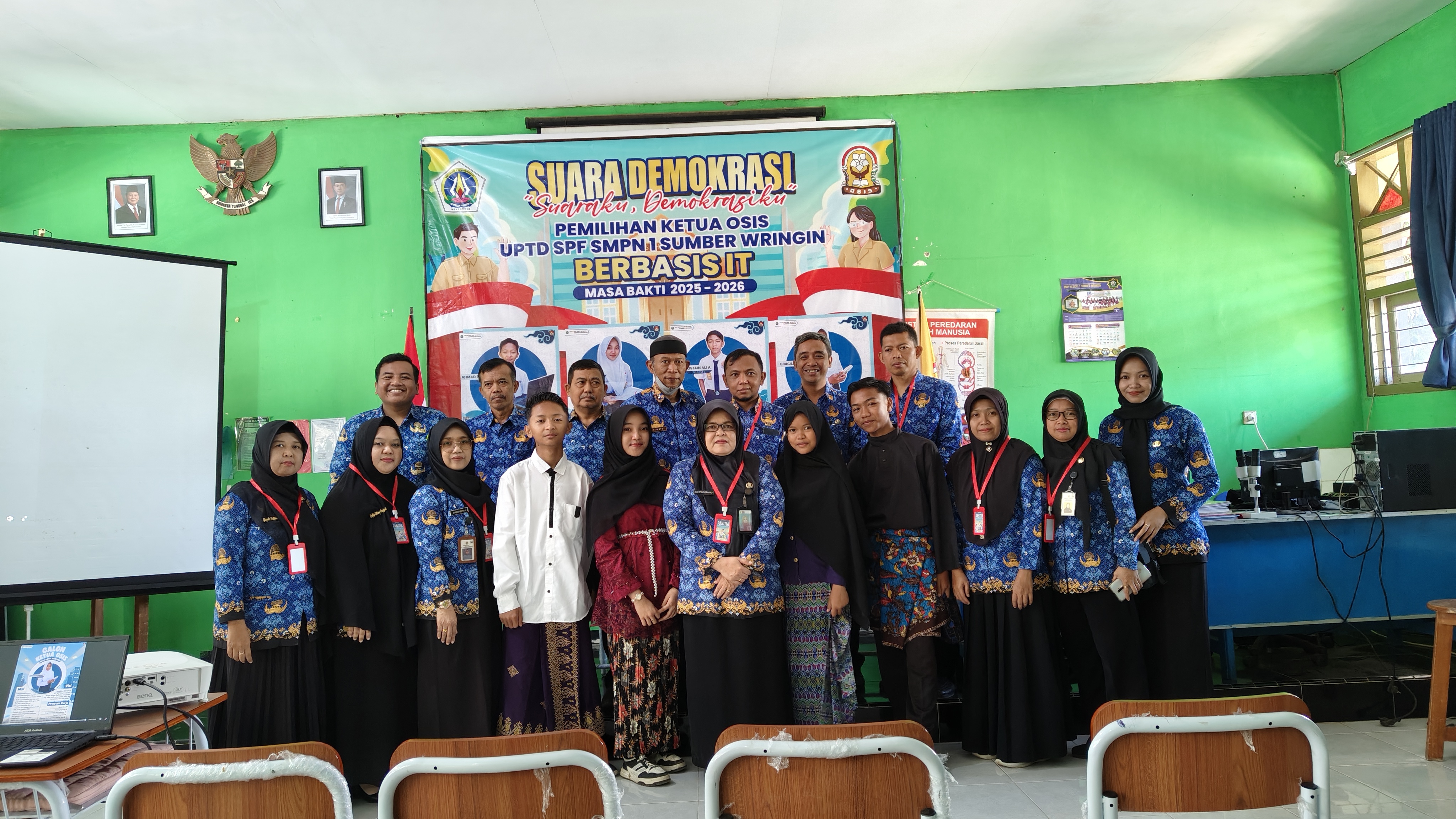 PEMILIHAN KETUA OSIS SMP NEGERI 1 SUMBER WRINGIN