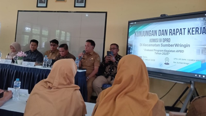 KUNJUNGAN KERJA DPRD KOMISI IV  KABUPATEN BONDOWOSO  DAN EVALUASI ANGGARAN APBD TAHUN 2025